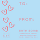 Valentine's Day Bath Bomb Gram