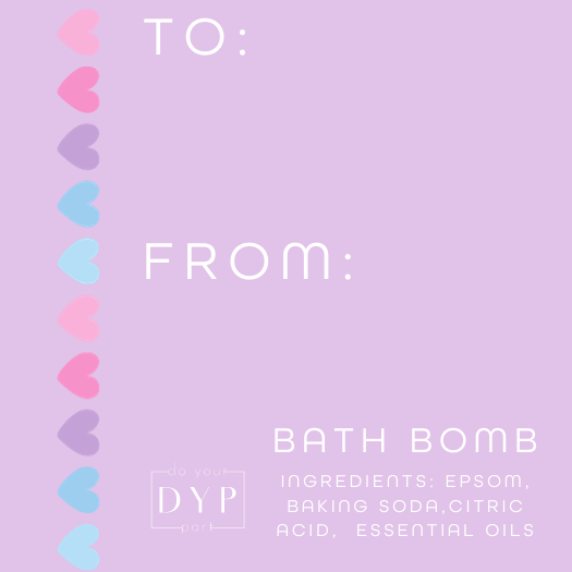 Valentine's Day Bath Bomb Gram